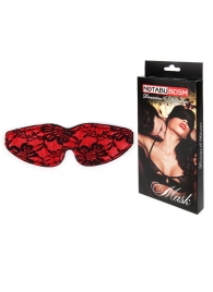 Красная маска на глаза с черным кружевом - Секс-кукла с вибрирующей вагиной и анусом Jamie Lynn CyberSkin Vibrating Doll with Pussy   Ass - купить с доставкой в Краснодаре