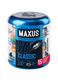 Классические презервативы в металлическом кейсе MAXUS Classic - 15 шт. - Maxus - купить с доставкой в Краснодаре