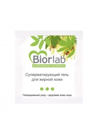 Суперматирующий гель BiorLab для жирной кожи - 3 гр. - 
