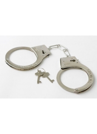 Серебристые наручники с ключиками - Сима-Ленд - купить с доставкой в Краснодаре