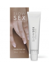 Гель для мастурбации с ароматом кокоса Slow Sex Finger Play Gel - 30 мл. - Bijoux Indiscrets - купить с доставкой в Краснодаре