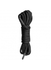 Черная веревка для бондажа Easytoys Bondage Rope - 5 м. - Easy toys - купить с доставкой в Краснодаре