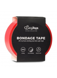 Красная лента для бондажа Easytoys Bondage Tape - 20 м. - Easy toys - купить с доставкой в Краснодаре