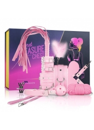 Розовый эротический набор Pink Pleasure - Secret Pleasure Chest - купить с доставкой в Краснодаре