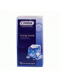 Презервативы с продлевающей смазкой Contex Long Love - 12 шт. - Contex - купить с доставкой в Краснодаре