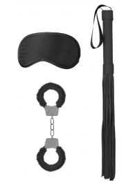 Черный набор для бондажа Introductory Bondage Kit №1 - Shots Media BV - купить с доставкой в Краснодаре