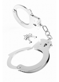Металлические серебристые наручники Designer Metal Handcuffs - Pipedream - купить с доставкой в Краснодаре