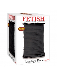 Черная веревка для связывания Bondage Rope - 60,9 м. - Pipedream - купить с доставкой в Краснодаре