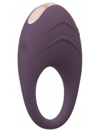 Фиолетовое эрекционное виброкольцо AVETA - Dream Toys - в Краснодаре купить с доставкой