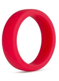 Красное эрекционное кольцо Silicone Go Pro Cock Ring - Blush Novelties - в Краснодаре купить с доставкой