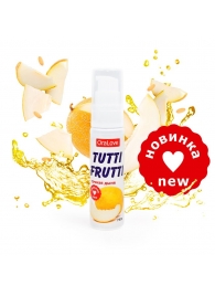 Гель-смазка Tutti-frutti со вкусом сочной дыни - 30 гр. - Биоритм - купить с доставкой в Краснодаре