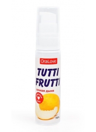Гель-смазка Tutti-frutti со вкусом сочной дыни - 30 гр. - Биоритм - купить с доставкой в Краснодаре
