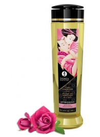 Массажное масло с ароматом розы Aphrodisia - 240 мл. - Shunga - купить с доставкой в Краснодаре
