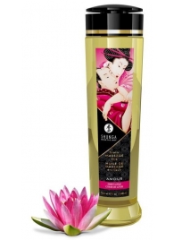 Массажное масло с ароматом цветов лотоса Amour - 240 мл. - Shunga - купить с доставкой в Краснодаре
