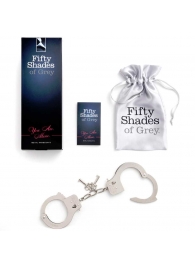 Металлические наручники Metal Handcuffs - Fifty Shades of Grey - купить с доставкой в Краснодаре