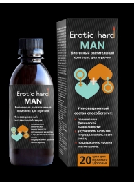 Мужской биогенный концентрат для усиления эрекции Erotic hard Man - 250 мл. - Erotic Hard - купить с доставкой в Краснодаре