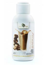 Интимный гель-смазка JUICY FRUIT с ароматом молочного шоколада - 100 мл. - БиоМед - купить с доставкой в Краснодаре