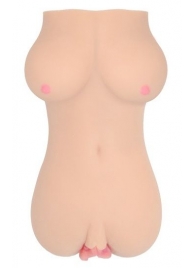 Телесный вибромастурбатор-вагина Clara OnaHole с имитацией груди - KOKOS - в Краснодаре купить с доставкой