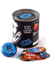 Ультратонкие презервативы в кейсе MAXUS So Much Sex - 100 шт. - Maxus - купить с доставкой в Краснодаре