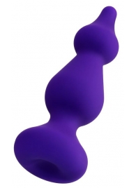 Фиолетовая анальная втулка Sholt - 10 см. - ToyFa
