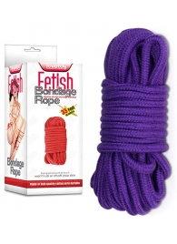 Фиолетовая верёвка для любовных игр - 10 м. - Lovetoy - купить с доставкой #SOTBIT_REGIONS_UF_V_REGION_NAME#