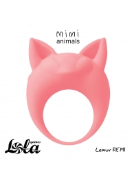 Оранжевое эрекционное кольцо Lemur Remi - Lola Games - в Краснодаре купить с доставкой