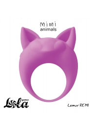 Фиолетовое эрекционное кольцо Lemur Remi - Lola Games - в Краснодаре купить с доставкой