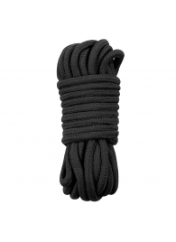 Черная верёвка для любовных игр - 10 м. - Lovetoy - купить с доставкой в Краснодаре