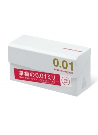 Супер тонкие презервативы Sagami Original 0.01 - 10 шт. - Sagami - купить с доставкой в Краснодаре