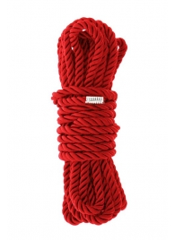 Красная веревка для шибари DELUXE BONDAGE ROPE - 5 м. - Dream Toys - купить с доставкой в Краснодаре