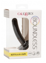 Черный анальный стимулятор Boundless 4.5” Slim Probe - 11,5 см. - California Exotic Novelties - купить с доставкой в Краснодаре