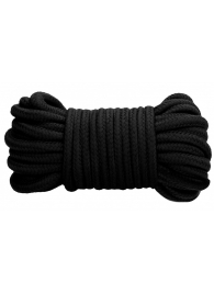 Черная веревка для связывания Thick Bondage Rope -10 м. - Shots Media BV - купить с доставкой в Краснодаре