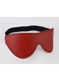 Красная маска с декоративной строчкой на резинке - Sitabella - купить с доставкой в Краснодаре