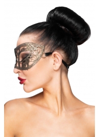 Золотистая карнавальная маска  Хатиса - Джага-Джага купить с доставкой