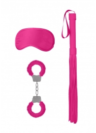 Розовый набор для бондажа Introductory Bondage Kit №1 - Shots Media BV - купить с доставкой в Краснодаре