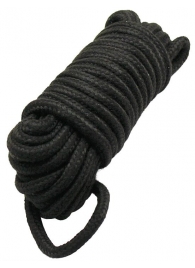 Черная верёвка для бондажа и декоративной вязки - 10 м. - Eroticon - купить с доставкой в Краснодаре