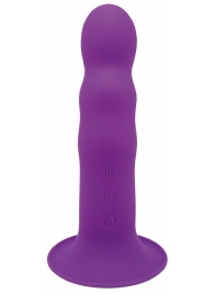 Фиолетовый вибратор Hitsens 3 - 18,2 см. - Adrien Lastic