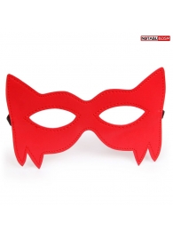 Стильная красная маска на глаза - Notabu - купить с доставкой в Краснодаре