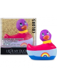 Вибратор-уточка I Rub My Duckie 2.0 Colors с разноцветными полосками - Big Teaze Toys - купить с доставкой #SOTBIT_REGIONS_UF_V_REGION_NAME#