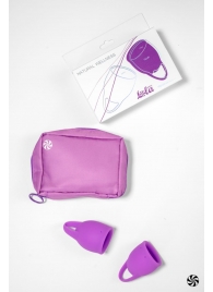 Набор из 2 лиловых менструальных чаш Tulip - Lola Games - купить с доставкой в Краснодаре