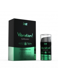 Жидкий интимный гель с эффектом вибрации Vibration! Ganjah - 15 мл. - INTT - купить с доставкой в Краснодаре