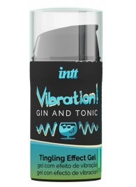 Жидкий интимный гель с эффектом вибрации Vibration! Gin   Tonic - 15 мл. - INTT - купить с доставкой в Краснодаре