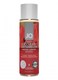 Лубрикант на водной основе с ароматом арбуза JO Flavored Watermelon - 60 мл. - System JO - купить с доставкой в Краснодаре
