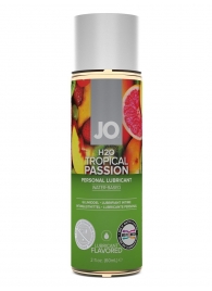 Лубрикант на водной основе с ароматом тропических фруктов JO Flavored Tropical Passion - 60 мл. - System JO - купить с доставкой в Краснодаре