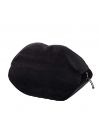 Черная микрофибровая подушка для любви Kiss Wedge - Liberator - купить с доставкой #SOTBIT_REGIONS_UF_V_REGION_NAME#