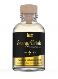 Массажный гель с согревающим эффектом Energy Drink - 30 мл. - INTT - купить с доставкой в Краснодаре