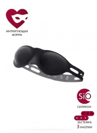 Черная плотная силиконовая маска - ToyFa - купить с доставкой в Краснодаре