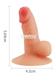 Телесный пенис-сувенир Universal Pecker Stand Holder - Lovetoy - купить с доставкой в Краснодаре