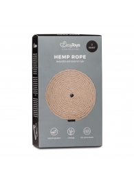 Пеньковая веревка для связывания Hemp Rope - 5 м. - Easy toys - купить с доставкой в Краснодаре