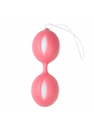 Розовые вагинальные шарики Wiggle Duo - Easy toys